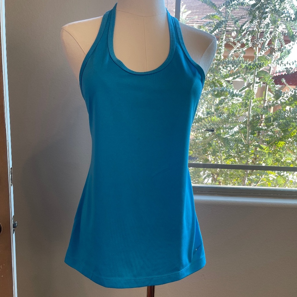 Nike Dry Fit Tank Blue Sz M